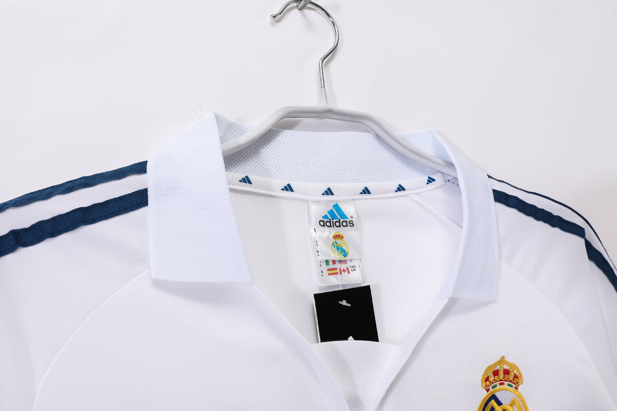 MAILLOT RETRO REAL MADRID DOMICILE 2001/2002