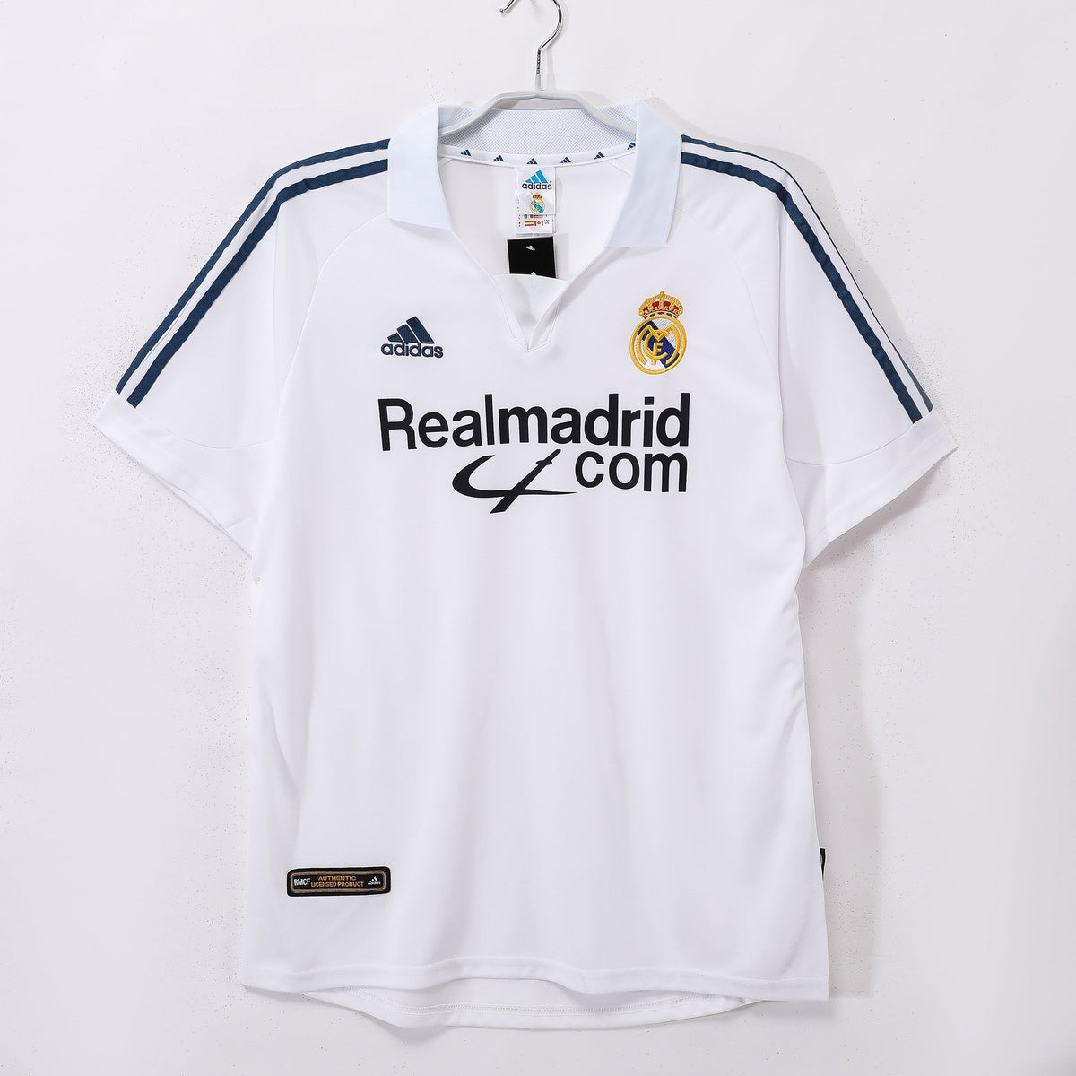 MAILLOT RETRO REAL MADRID DOMICILE 2001/2002