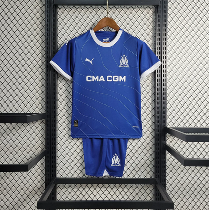 Kit Enfant Olympique de Marseille Extérieur 2023 2024